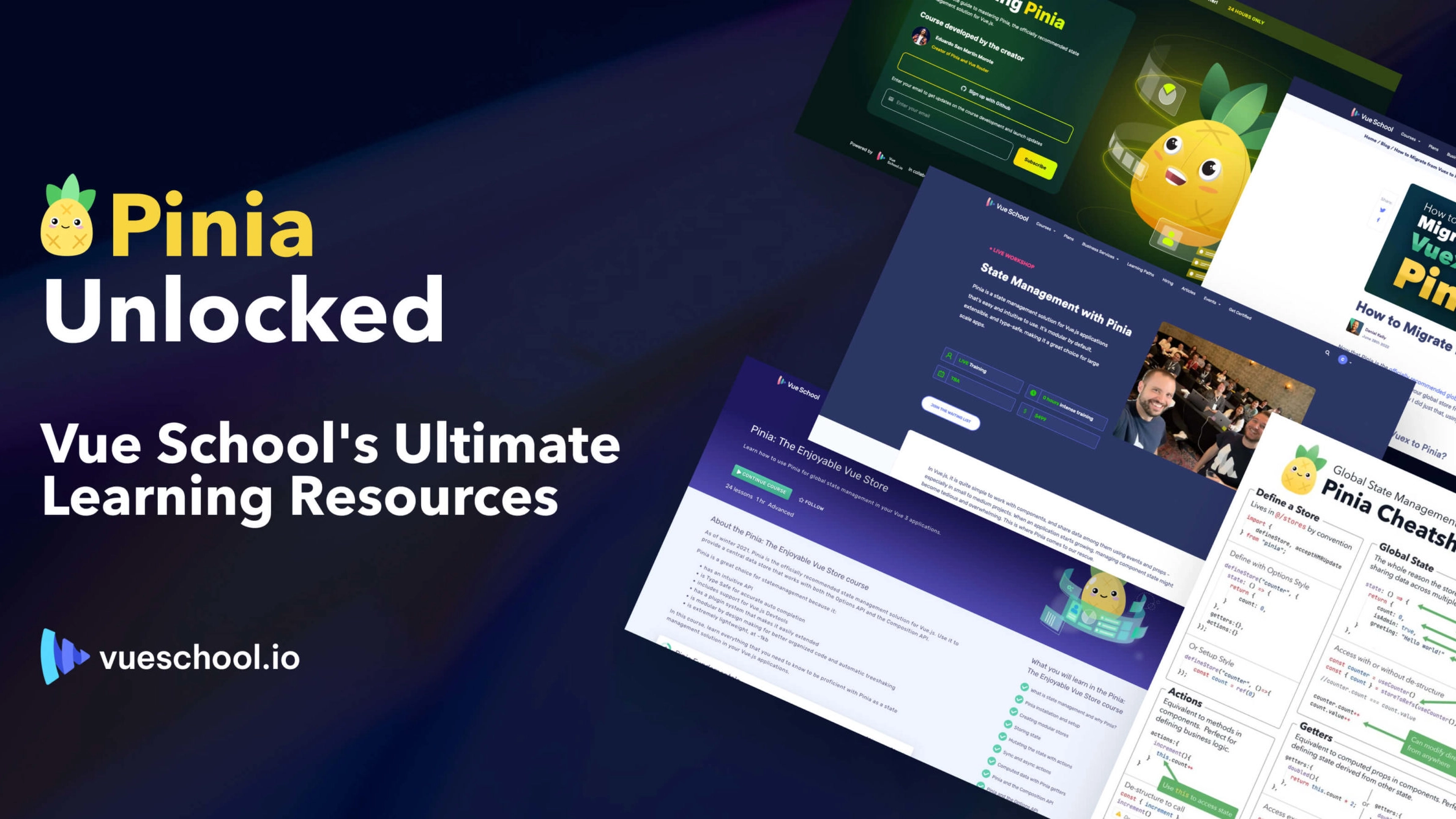 Pinia Unlocked: Vue School&#8217;s Ultimate Learning Resources